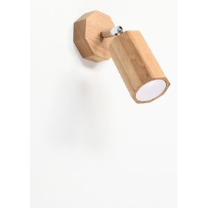 Wandlamp Zeke - Wandlampen - Wandlamp Binnen - GU10 - Bruin