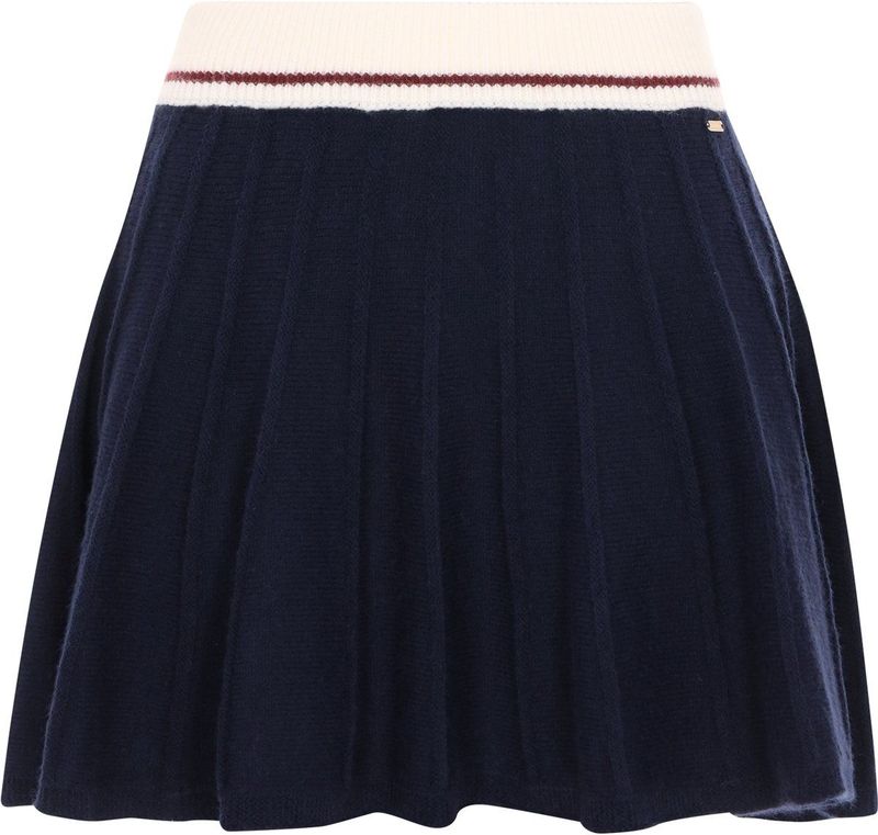 DreiMaster Maritim Rok  donkerblauw / rood / natuurwit