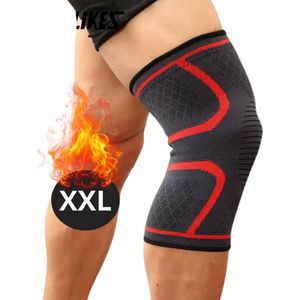Livano Kniebrace - Sportbrace Knie - Knee Sleeves - Knee Sleeves Powerlifting - Compressie Knie Brace - Knee Wraps - Knee Support - Dames - Heren - Comfortabel - Rood - Maat XXL