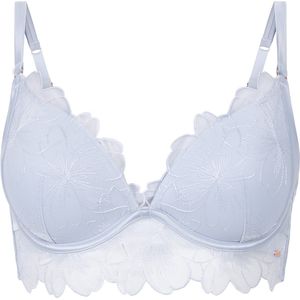 Hunkemöller Dames Lingerie Voorgevormde push-up beugel bh Emilia - Blauw - maat A80
