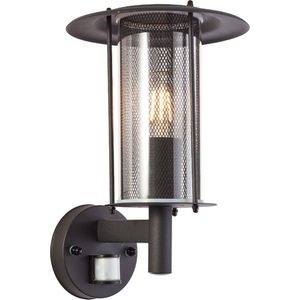 Brilliant Detroit - Buiten wandlamp met bewegingssensor - Zwart