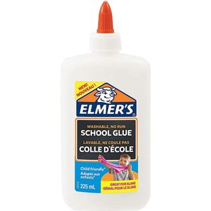 Elmer's Witte PVA-lijm | 225 ml | Uitwasbaar en kindvriendelijk | Geweldig voor het maken van slijm en om mee te knutselen
