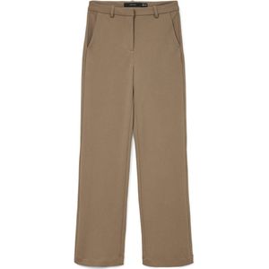 Vero Moda - Vmzamira Mw Slim Straight Pant Noos - Broek - Fossil