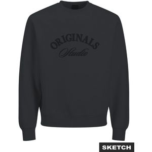 JACK&JONES - JORBLEECKER BRANDING SWEAT CREW BF - Heren - Sweaters