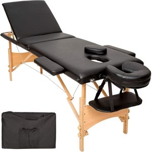 Opvouwbare massagetafel met 3 zones - Ideaal voor massagetherapie, tattoo-werk en mobiel gebruik