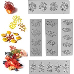 Silicone Mold Leaves - Cake Decorating Mold - Silicone Cake Embossing Mat - Chocolate Sugar Mold
