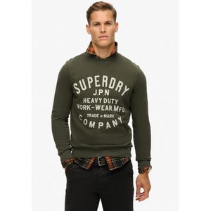 Superdry - Machined Goods Workwear - Sweater - Groen
