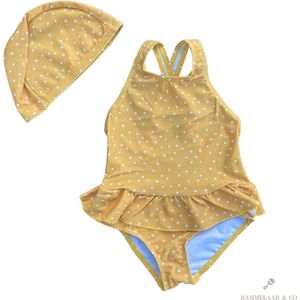 Rammelaar&Co Badpak Sunny Dots – Badpak Meisjes – Maat 18-24 maanden