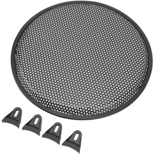 12 Inch Speaker Grill, 12 Inch Speaker Grill Iron Subwoofer Speaker Circle Cover Audio Mesh Protector for Car