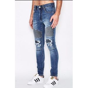 Nena & Pasadena Combination Slim Biker Jeans