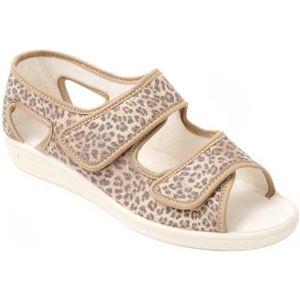 Comfortabele wijde vegan sandalen