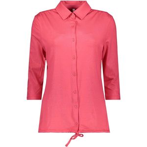 Zoso Blouse Beau Blouse With Spray Print 242 0400 Pink Dames Maat - M