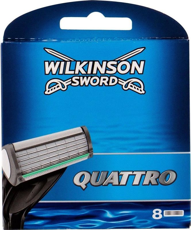 Wilkinson Sword Quattro Razorblades 8 st