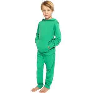 Joggingpak jongens, huispak jongens, trainingspak jongens, kleur bright green - Maat 146/152