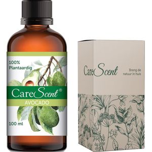 CareScent Avocado Olie (Koudgeperst) - 100% Puur - voor Huid, Haar, Verdunnen Etherische Olie - 100 ml