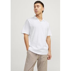 Jack Jones Jack Jones Jjesummer Linen Polo White WIT