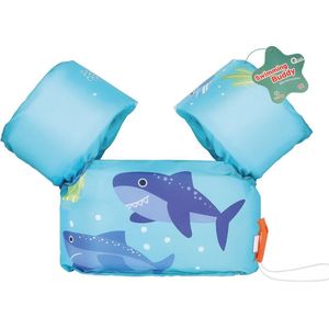 Qwali Zwemvest - Kind - Haai - Baby - 2-6 jaar - Zwemvesten - 1 - Reddingsvest - 15-30 kg - Bandjes - Drijf - Vleugels - Puddle jumper