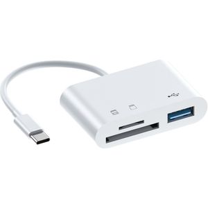 Geheugenkaartlezer - SD Kaartlezer - USB C - Micro SD Kaartlezer
