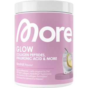 MORE - Glow - Collageen Poeder - Neutraal - 300 g - Met Hyaluron, Koper en Vitamine C