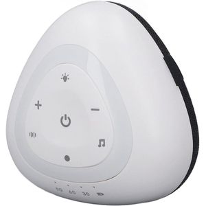 White Noise Machine- geluidsmachine met automatische uitschakeltimer met 10 ontspannende natuurgeluiden- slaaphulpmiddel en ruisonderdrukking