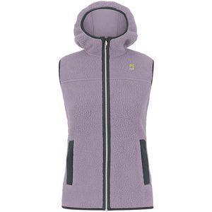 Karpos - Moiazza Retro - Hoodie Vest - Purper - Fleecebodywarmer