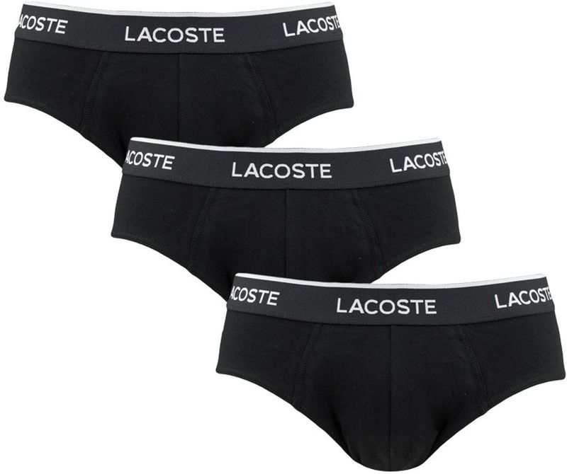 Lacoste 3P herenslips casual zwart II