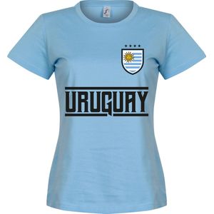Uruguay Dames Team T-Shirt - Lichtblauw - S