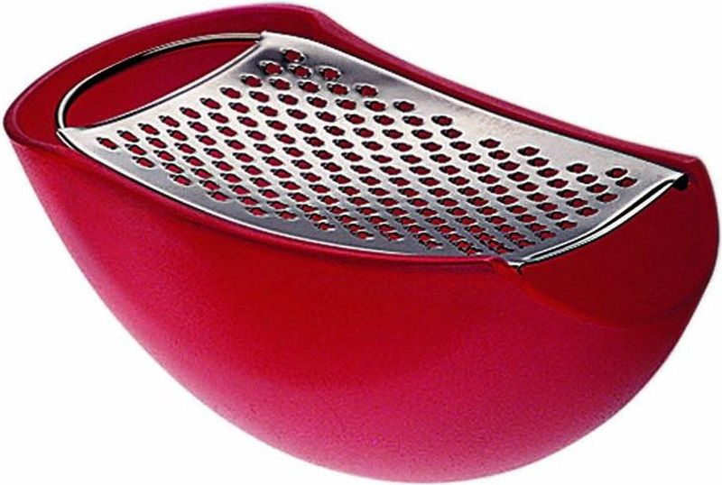Alessi Rasp - met opvangbakje - Parmenide - AARU01 R - Rood - door Alejandro Ruiz