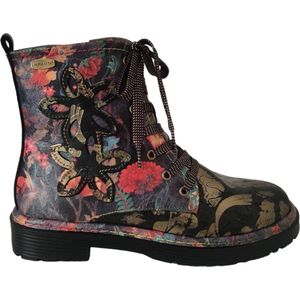 Laura Vita - INCASO - Hoge Veterschoen - Brons Multi Color - Dames