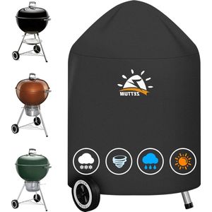 BBQ Cover 57 CM - 600D Waterdichte Hoes voor Weber Barbecue - Heavy Duty, Master Touch Houtskool Grill Cover