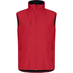 Clique - Classic Softshell Vest - Rood - Heren