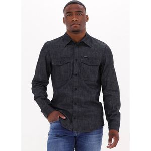 G-Star Raw Marine Slim Shirt L/s - met lange mouwen - Heren Zwart - Maat XL
