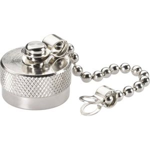 BKL Electronic 0404030 - Afdekkap - Zilver - 1 stuk