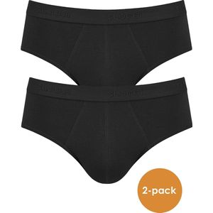 Sloggi Men 24/7 Midi - heren slips (2-pack) - zwart - Maat: M