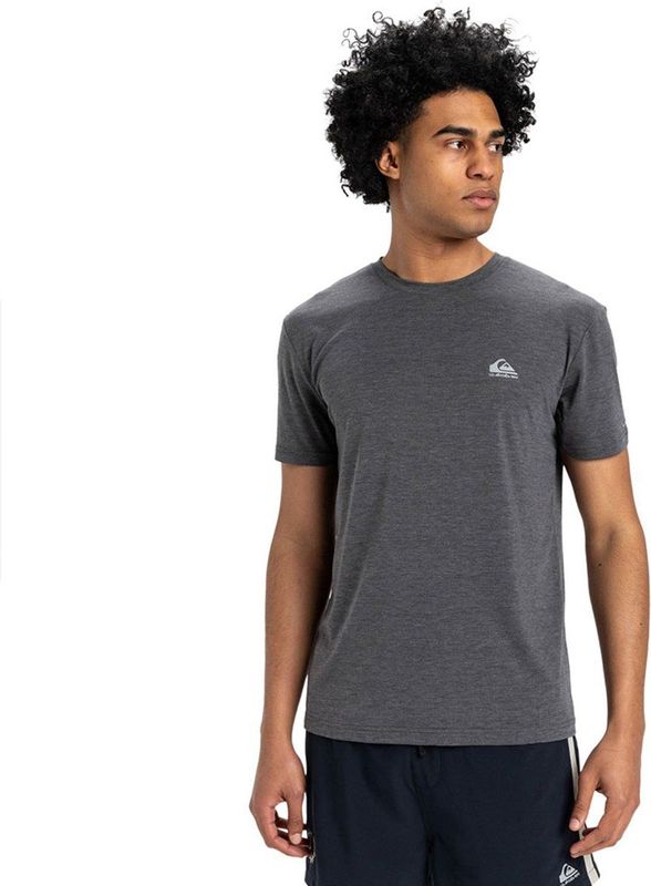 Quiksilver Coastal Run T-shirt Met Korte Mouwen Grijs M Man