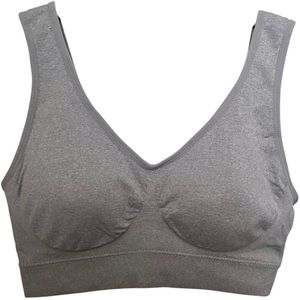Comfort bra - Beha 8080-7 van Polyamide in grote maten XL/XXL (42-44) grijs