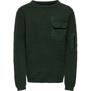 ONLY KOBVICTOR POCKET DETAIL PULLOVER KNT Jongens Trui - Maat 170/176