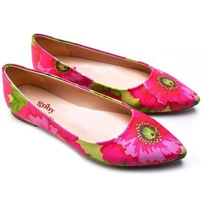 GOBY Rose Ballerina – Handgemaakt – Premium Kwaliteit – Maat 36