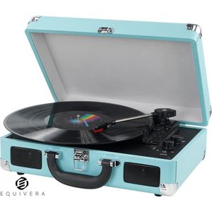 Equivera Platenspeler - Platenspeler met Bluetooth - Platenspeler Bluetooth - Platenspeler