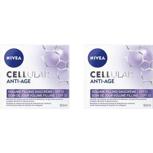 NIVEA CELLular Anti-Age Volume Filling Dagcrème SPF 15 - 2 x 50 ml