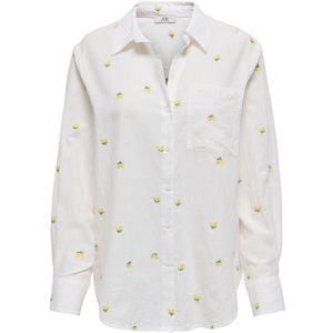 JDY - Blouse - Katoen - Borduursels - Recht