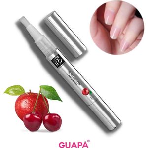 GUAPÀ® Cuticle Nail Oil Pen | Nagelriemolie | Nagelriem Pen | Verzorgend en Verzachtend voor de Nagelriemen | Nepnagels & Natuurlijke nagels | 3ml Kersen / Appel