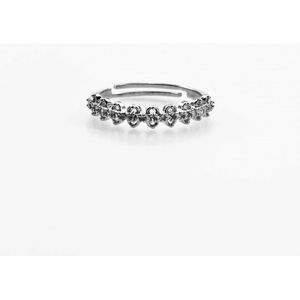 Lace Dream Ring - Dottilove - Zirkonia - 14K Witgoud Verguld - One Size Dames Ring