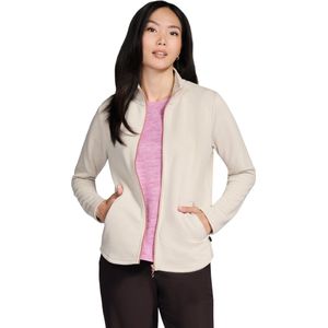 Skechers The Hoodless Hoodie GoWalk Shine Jacket, Vrouwen, Beige, Sweatshirt, maat: S