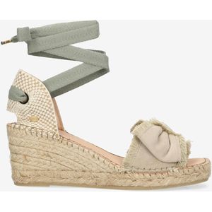 Fred De La Bretoniere Espadrille Eve Bow Taupe - Maat 38