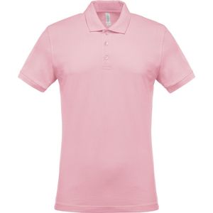 Kariban Piqué-herenpolo korte mouwen K254 - Pale Pink - 4XL