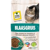 VITALstyle Blaasgruis - Kattenbrokken - Stopt De Vorming Van En Verminderd Aanwezig Struvite - Met o.a. Cranberry & Berkenblad - 1,5 kg