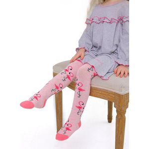 RobyKris Baby Trendy Maillot met flamingo’s - Katoen - Roze - Maat 92-98