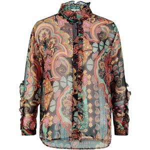 Frogbox • blouse met paisley motief • maat 36