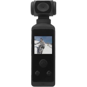 4K HD-pocketcamera Waterdichte Actiecamera met 13 Inch HD LCD-scherm - Ideaal voor Het Filmen van Reisvlogs met Ingebouwde WIFI